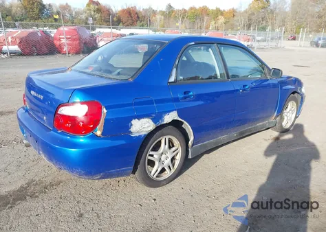2004 Subaru Impreza Wrx из США, поврежденный, VIN JF1GD29604G507232